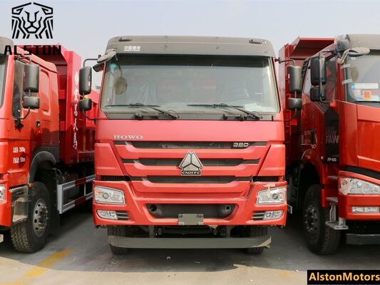 شاحنة قلابة جديدة HOWO 380HP 6x4 للبيع في إثيوبيا (جسم قلاب 6 م)