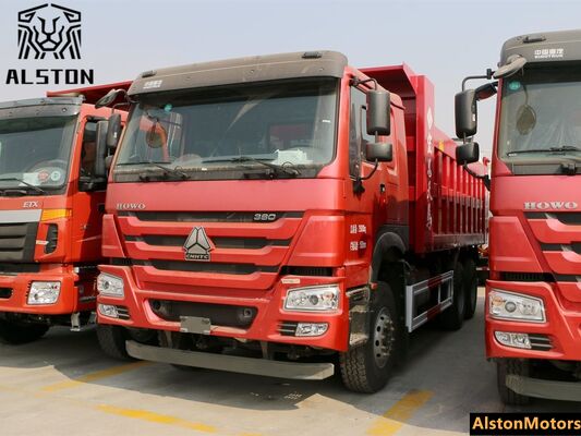 شاحنة قلابة جديدة HOWO 380HP 6x4 للبيع في إثيوبيا (جسم قلاب 6 م)