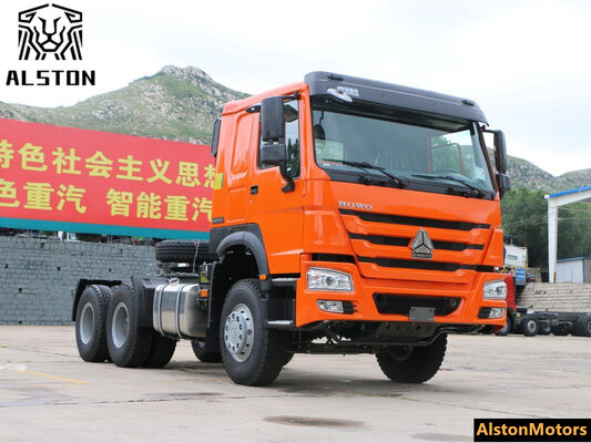 الصينية الجديدة HOWO 380HP 6x4 رأس الجرار تنزانيا RHD
