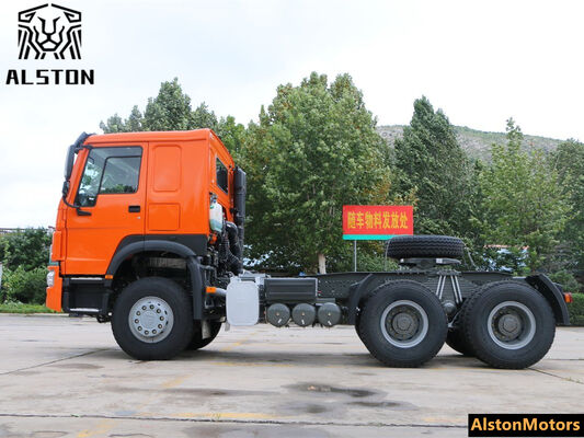 الصينية الجديدة HOWO 380HP 6x4 رأس الجرار تنزانيا RHD