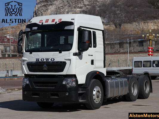 HOWO TX 440HP 6x4 رأس الجرار للبيع تنزانيا.